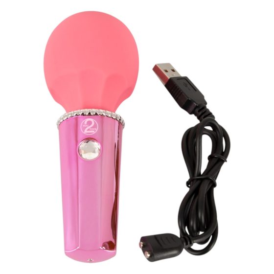 You2Toys Mini Wand - rechargeable massager vibrator (pink)