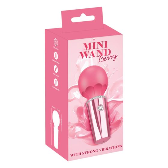 You2Toys Mini Wand - rechargeable massager vibrator (pink)