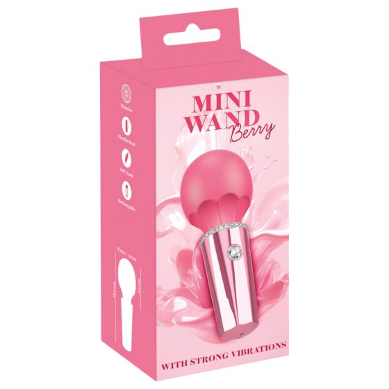 You2Toys Mini Wand - rechargeable massager vibrator (pink)