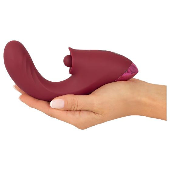 Javida - 3-in-1 Tongue Vibrator (Red)