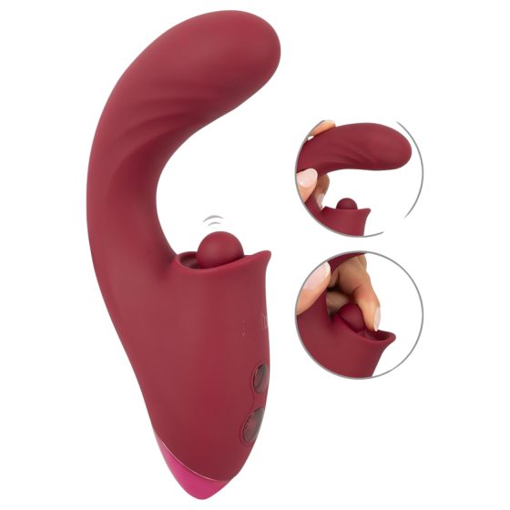 Javida - 3-in-1 Tongue Vibrator (Red)