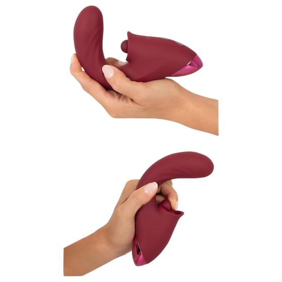 Javida - 3-in-1 Tongue Vibrator (Purple)