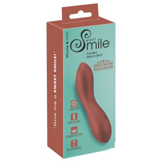 Smile - Flexible Mini G-Spot Vibrator (Bronze)