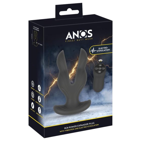 ANOS - Dual-Ended Anal Vibrator (Black)