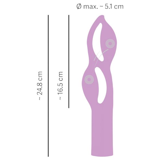 You2Toys Fabulous - Rechargeable Dual Motor Vibrator (Purple)