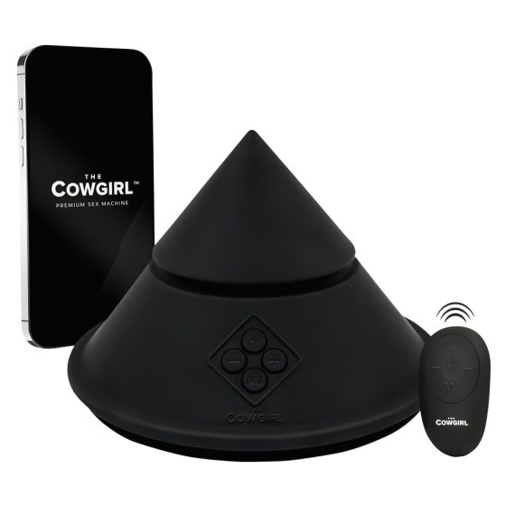 Smart Sex Machine with Attachments - The Cowgirl Cone (Black)