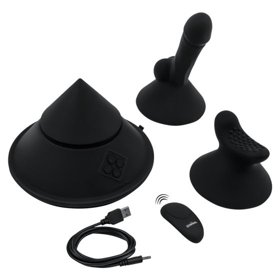 Smart Sex Machine with Attachments - The Cowgirl Cone (Black)