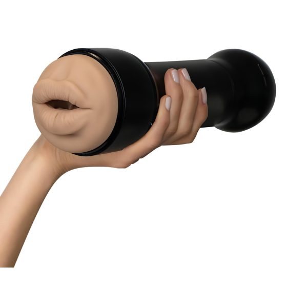 Kiiroo PowerBlow + Victoria June Mouth Masturbator (Black)