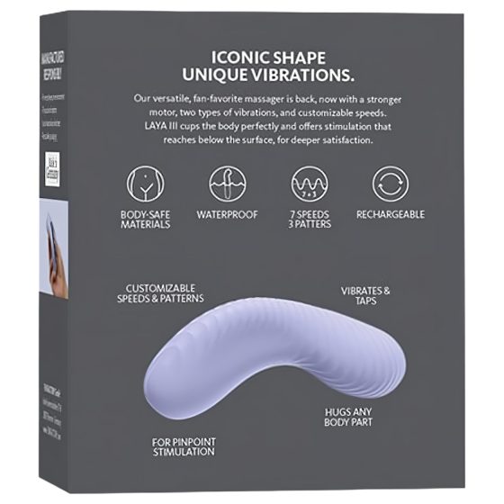 Fun Factory Laya III - Waterproof Clitoral Vibrator (Purple)