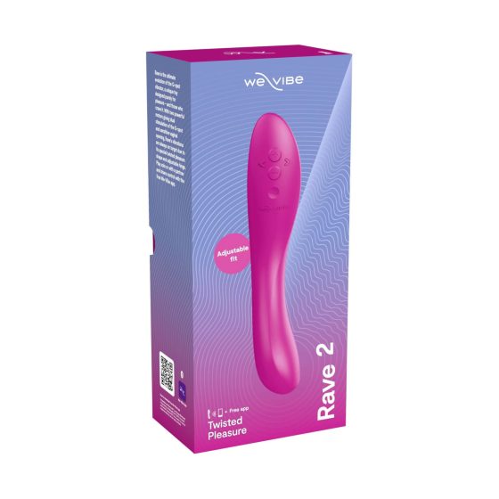 We-Vibe Rave 2 - Smart Rechargeable G-Spot Vibrator (Pink)