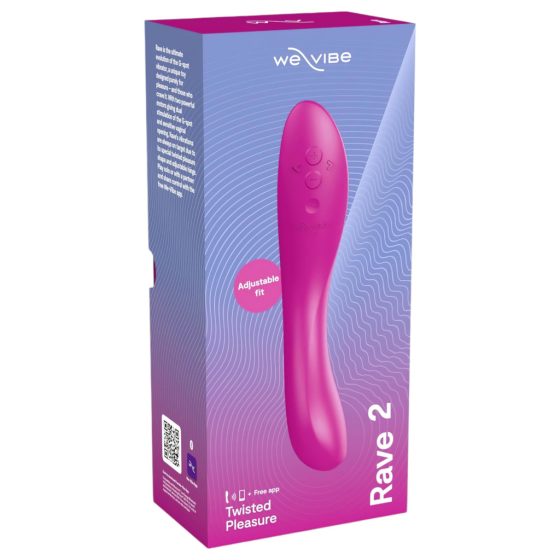 We-Vibe Rave 2 - Smart Rechargeable G-Spot Vibrator (Pink)