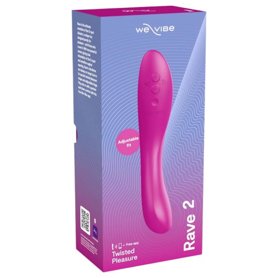 We-Vibe Rave 2 - Smart, Rechargeable G-Spot Vibrator (Pink)