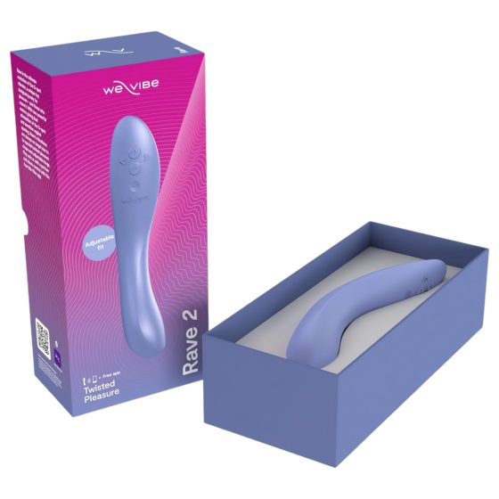 We-Vibe Rave 2 - Smart, Rechargeable G-Spot Vibrator (Blue)