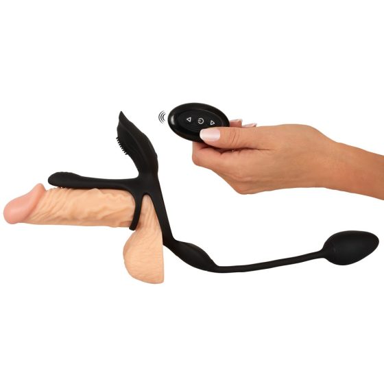 Couples Choice - Multi-Function Vibrating Cock Ring (Black)