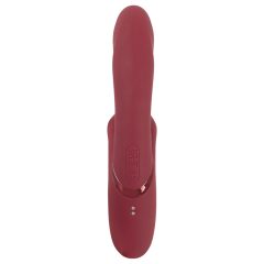 Javida 2-in-1 Rabbit Vibrator - Rechargeable (Red)