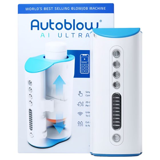 Autoblow A.I. Ultra - Electric Super Mouth Masturbator (White)