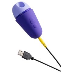   ROMP Free X - Battery Powered Air Pulse Clitoral Stimulator (Purple)