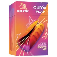   Durex Slide & Vibe - Rechargeable, Waterproof Glans Vibrator (Pink)