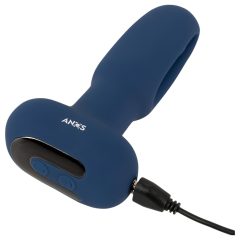 ANOS - Tongue-Like Anal Vibrator (Blue)