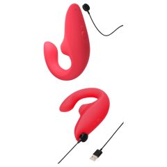   Womanizer Blend - Flexible G-spot Vibrator and Clitoral Stimulator (Coral)