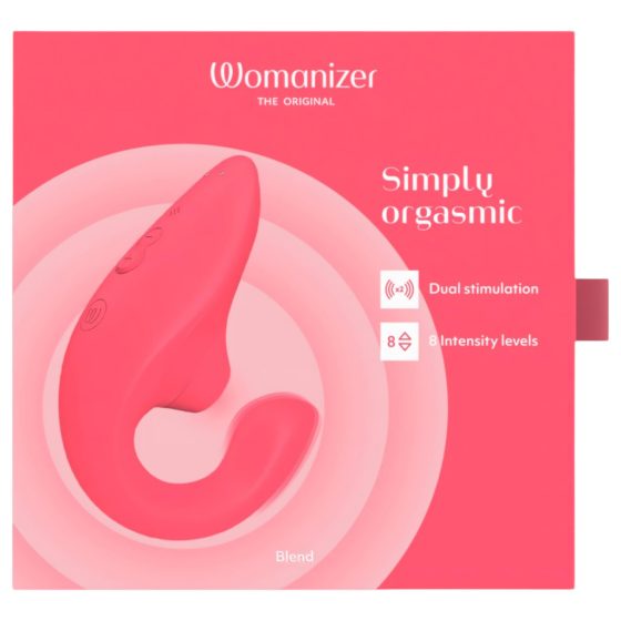 Womanizer Blend - Flexible G-spot Vibrator and Clitoral Stimulator (Coral)