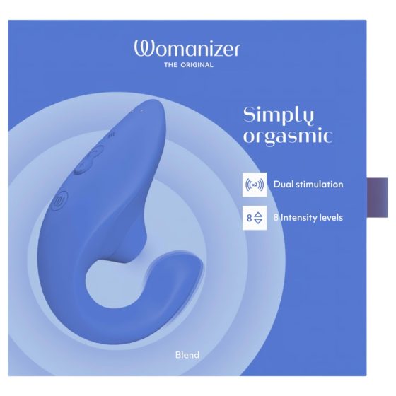 Womanizer Blend - Flexible G-Spot and Clitoral Vibrator (Blue)