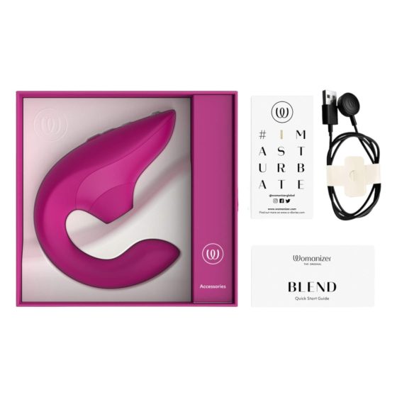 Womanizer Blend - Flexible G-Spot and Clitoral Vibrator (Pink)