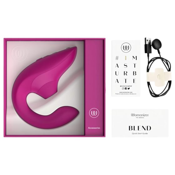 Womanizer Blend - Flexible G-Spot and Clitoral Vibrator (Pink)