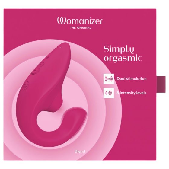 Womanizer Blend - Flexible G-Spot and Clitoral Vibrator (Pink)