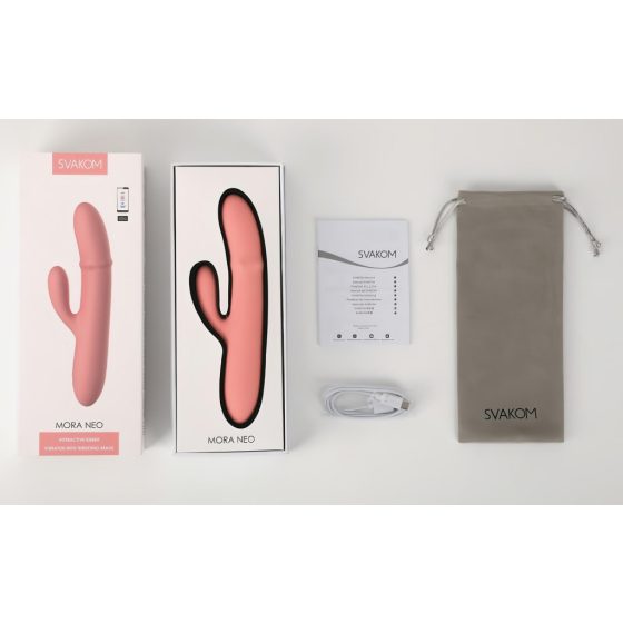 Svakom Mora Neo - smart pearl vibrator with spiked arms (pink)