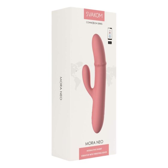 Svakom Mora Neo - smart pearl vibrator with spiked arms (pink)