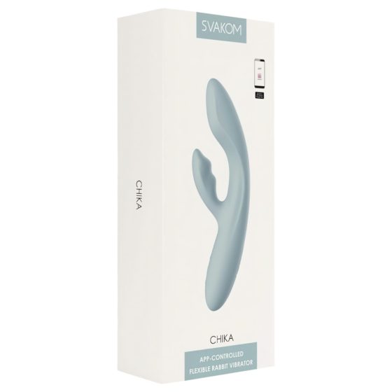 Svakom Chika - smart clitoral G-spot vibrator (gray)