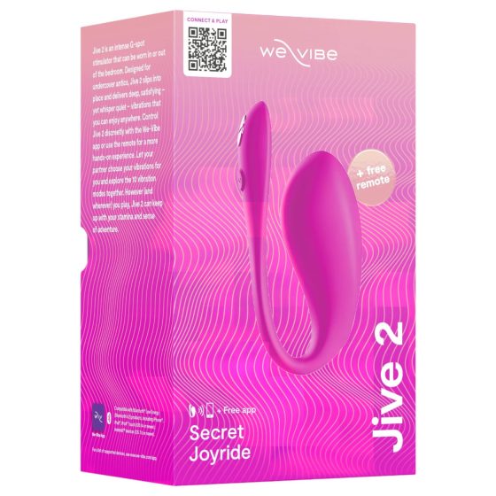 We-Vibe Jive 2 - Rechargeable, Smart Vibrating Egg (Pink)