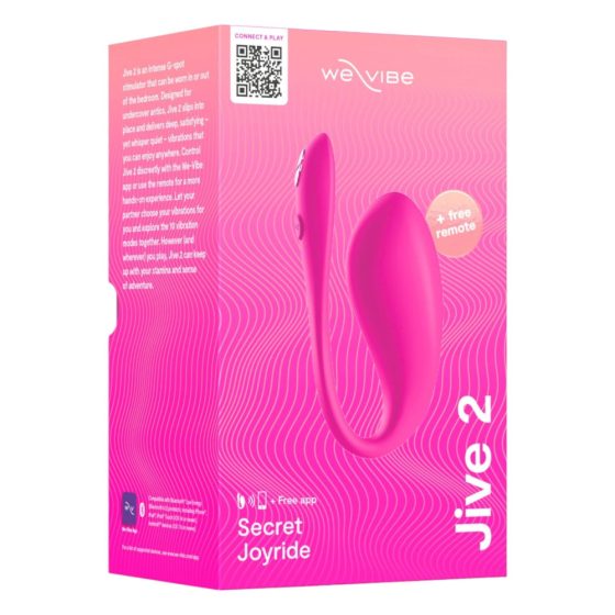 We-Vibe Jive 2 - Rechargeable Smart Vibrating Egg (Pink)