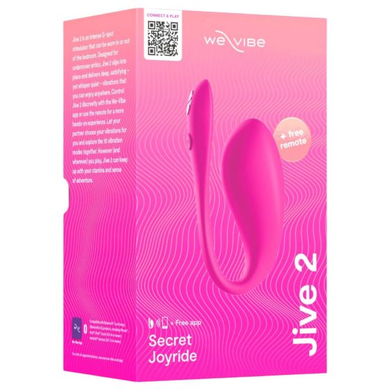 We-Vibe Jive 2 - Rechargeable, Smart Vibrating Egg (Pink)