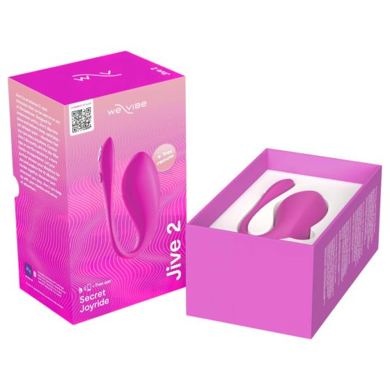 We-Vibe Jive 2 - Rechargeable, Smart Vibrating Egg (Pink)