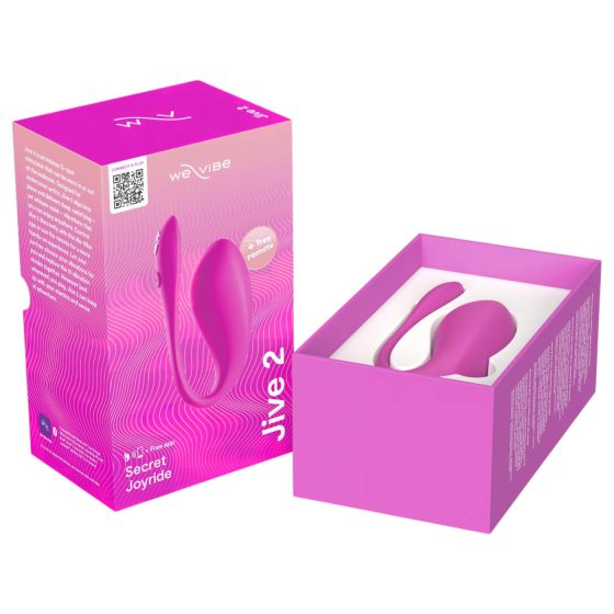 We-Vibe Jive 2 - Rechargeable, Smart Vibrating Egg (Pink)