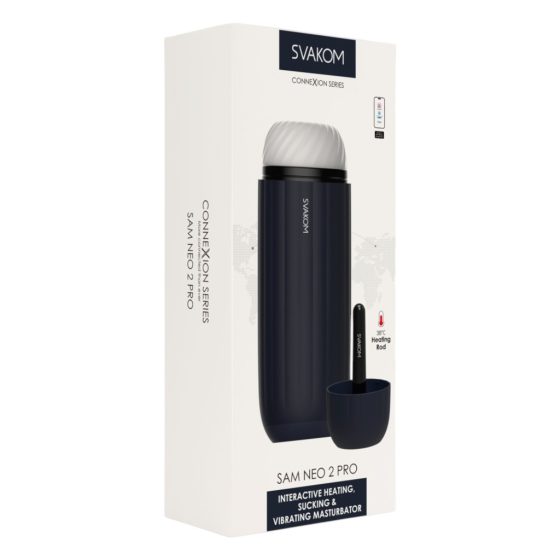 Svakom Sam Neo 2 Pro - Smart Masturbator (Black-White)