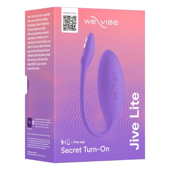 We-Vibe Jive Lite - Rechargeable Smart Vibrating Egg (Purple)