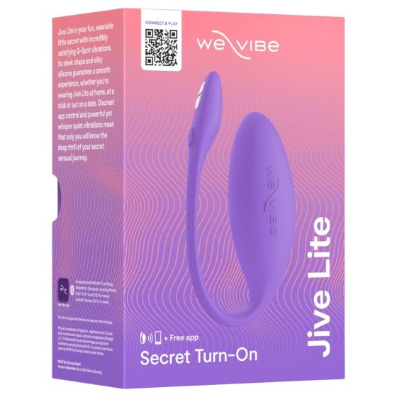 We-Vibe Jive Lite - Rechargeable, Smart Vibrating Egg (Purple)