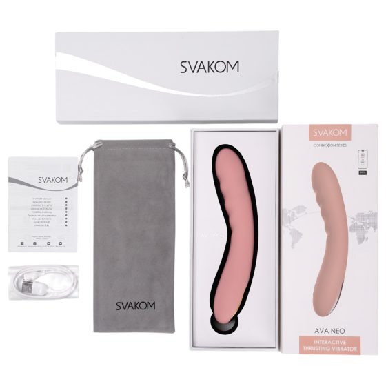 Svakom Ava Neo - smart up-and-down vibrator (pink)