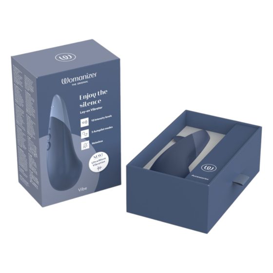 Womanizer Vibe - Clitoral Vibrator (Blue)