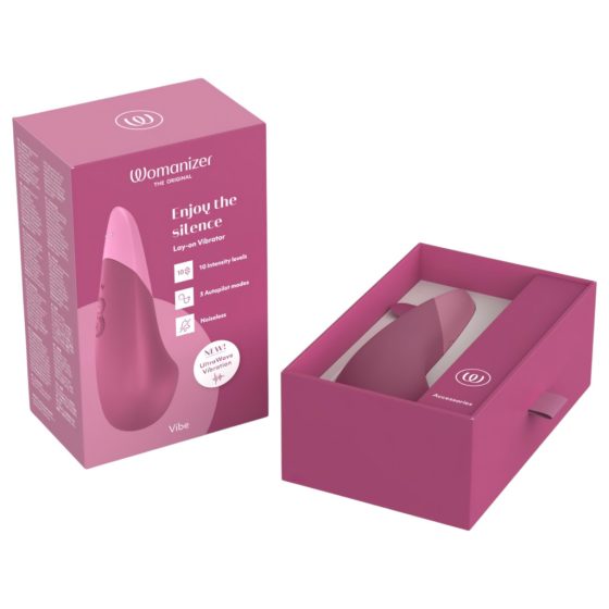 Womanizer Vibe - Clitoral Vibrator (Pink)