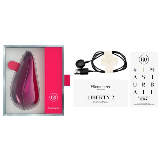 Womanizer Liberty 2 Iggy Azalea - Air Pulse Clitoral Stimulator (Pink)