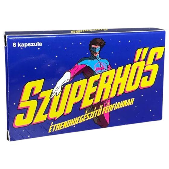 Superhero - powerful dietary supplement capsules for men (6pcs)