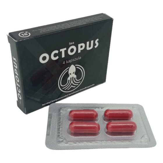 Octopus - Dietary Supplement Capsules for Men (4pcs)