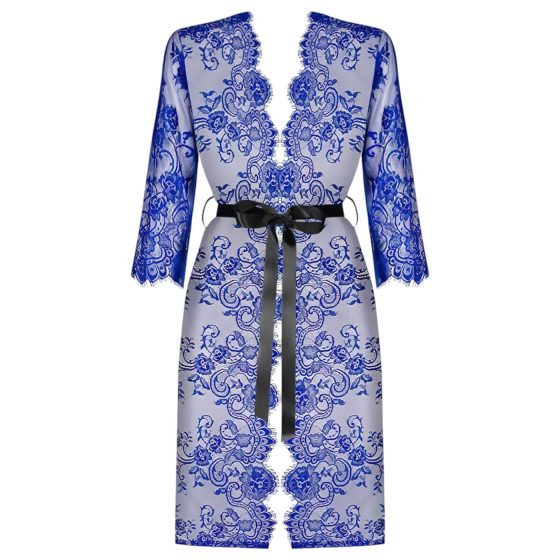 Obsessive Cobaltess - Lace Kimono (Blue)