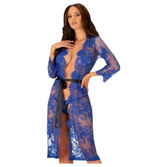 Obsessive Cobaltess - Lace Kimono (Blue)