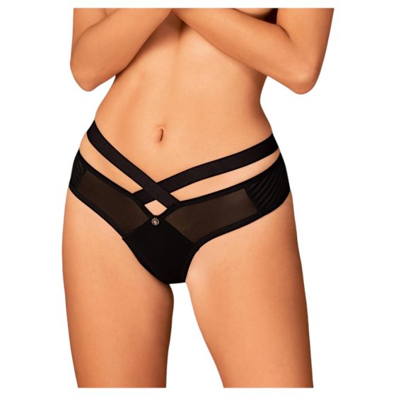 Obsessive Brasica - Strappy Panty (Black)