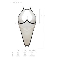 Passion Chika - Open Bodysuit (Cream)